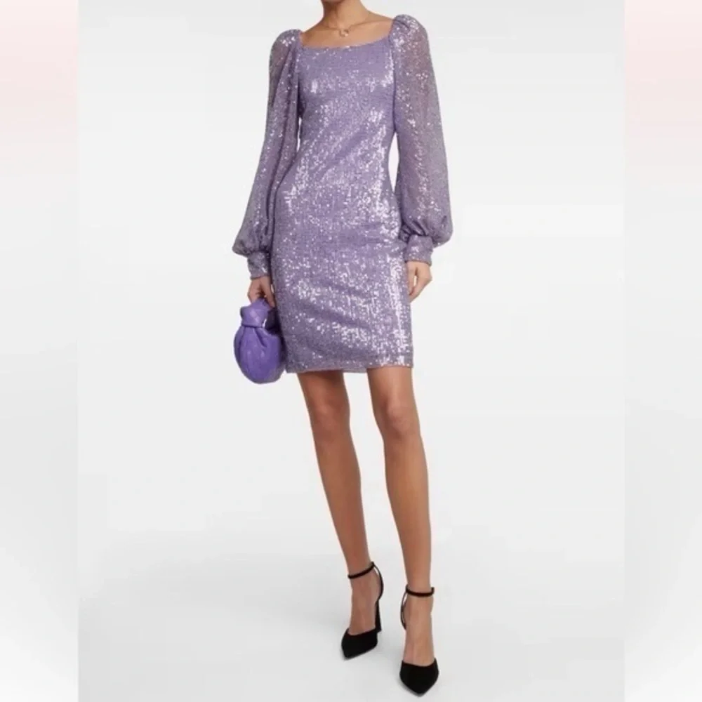 Dorothee Schumacher Women's Purple Sequin Dress Size small/6‎